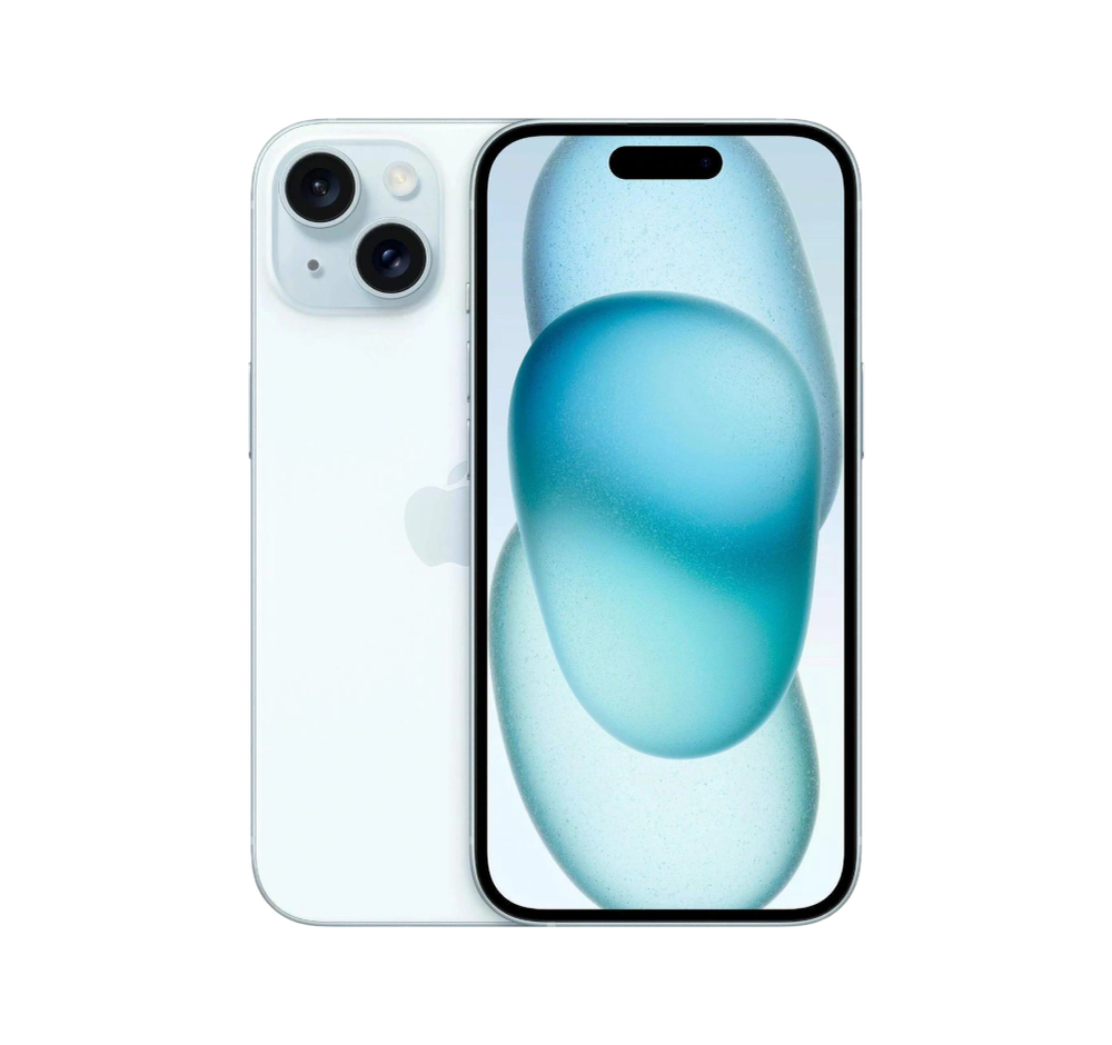 iPhone 15 (Без RuStore), 128 ГБ · SIM + eSIM, Blue — фото 1