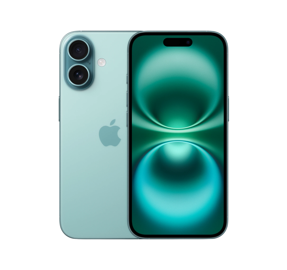 iPhone 16 (Без RuStore), 128 ГБ · SIM + eSIM, Teal — фото 1